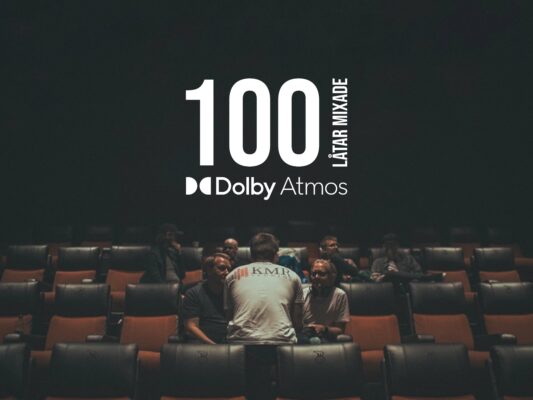 KMR Studios Filip Killander mixed 100 tracks in Dolby Atmos